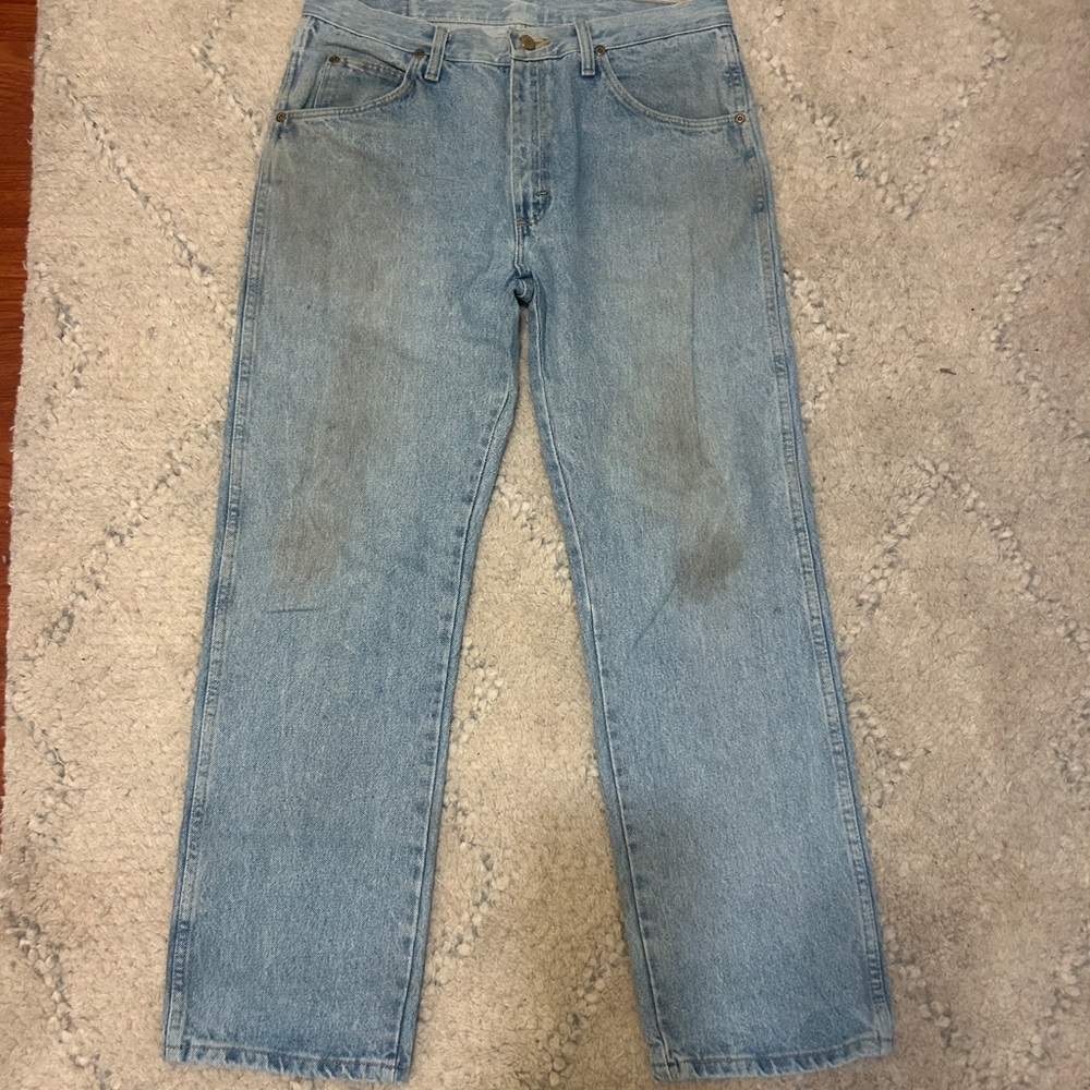 Wrangler Men's Denim Straight Jeans